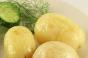 Neue Kartoffeln, im Ofen in der Schale gebacken