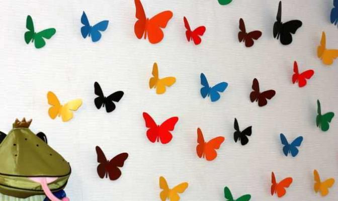 나비 만드는 법 : 다양한 재료로 나비를 만드는 마스터 클래스 (사진 110 장)